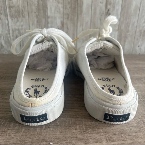 Polo by Ralph Lauren White Sneakers Slip On 7 - Picture 5 of 8